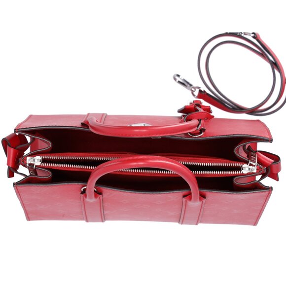 Louis Vuitton Monogram MM Very Line Tote Bag M43542 Ruby Red - Picture 11 of 17